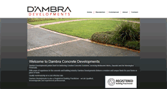Desktop Screenshot of dambraconcrete.com.au